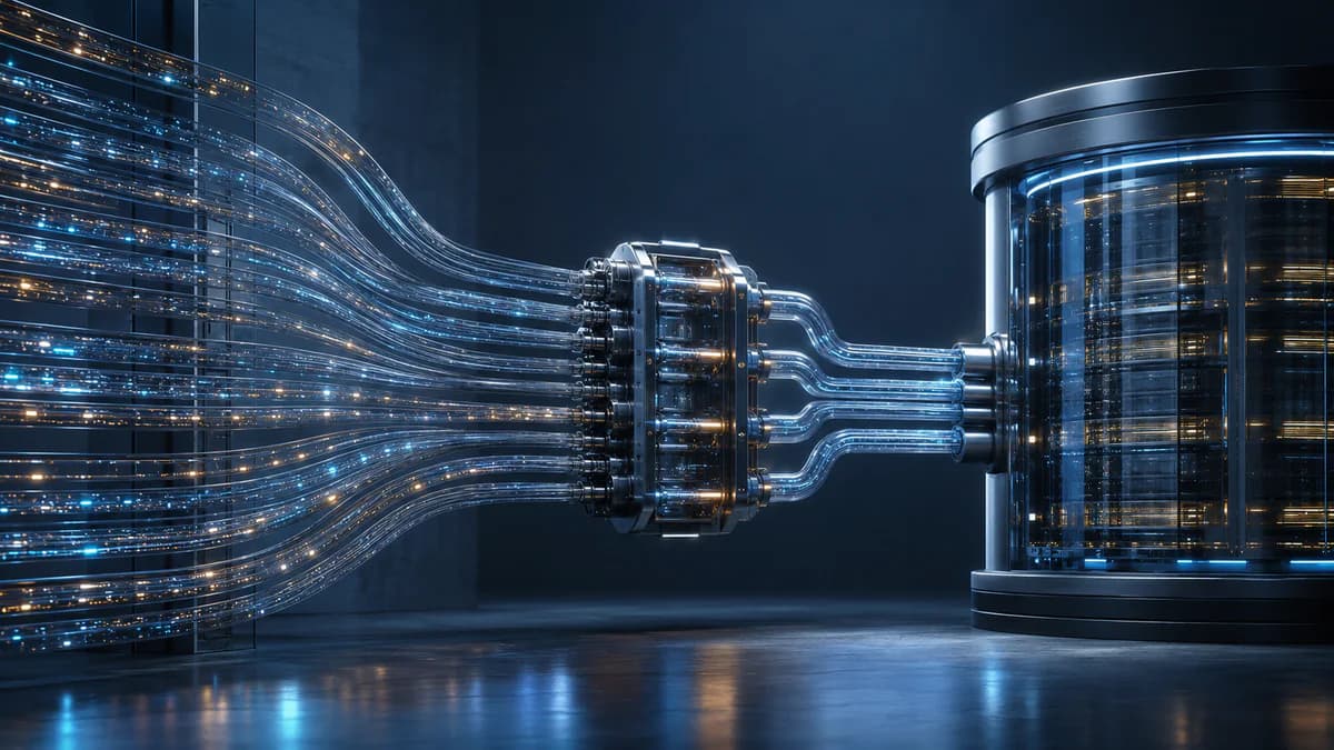 Ecommerce request flows pass through an orderly set of shared connections toward a stable data core