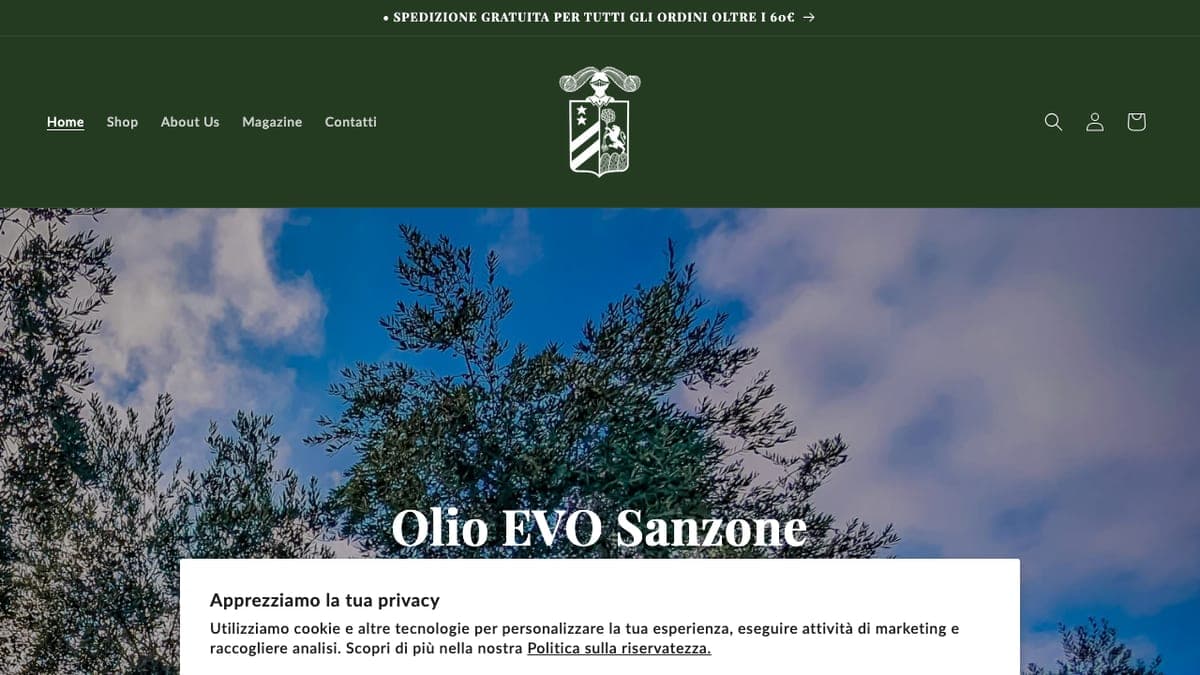 Olio Evo Sanzone