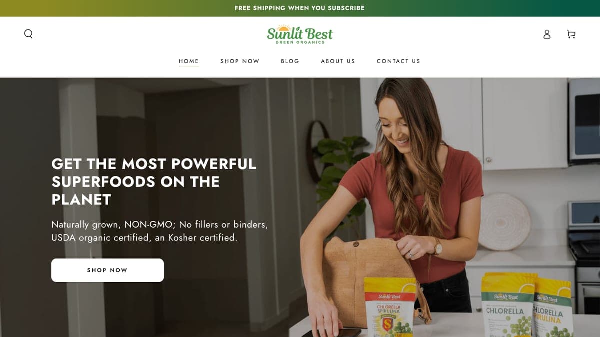 Sunlit Best Green Organics